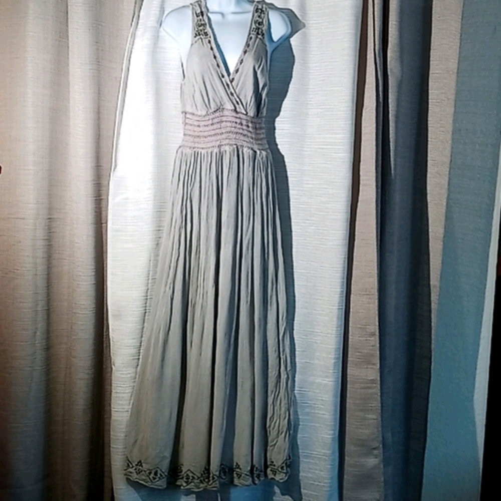 Anthro Solitare Maxi Dress